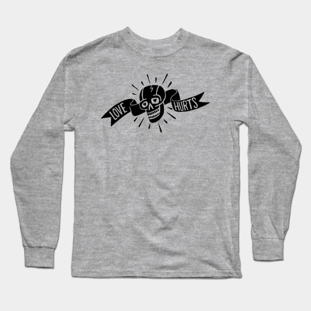 LOVE HURTS Long Sleeve T-Shirt by MatthewTaylorWilson